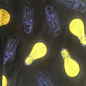 Lularoe unicorn lightbulb leggings TC
